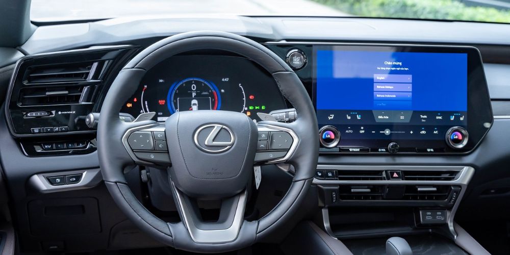Màn hình Lexus RX350h: Thiết kế, kết nối và trải nghiệm sử dụng